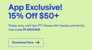 eBay Sitewide Sale April 2018