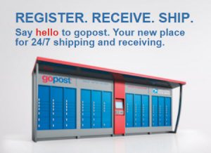 USPS gopost package pickup lockers